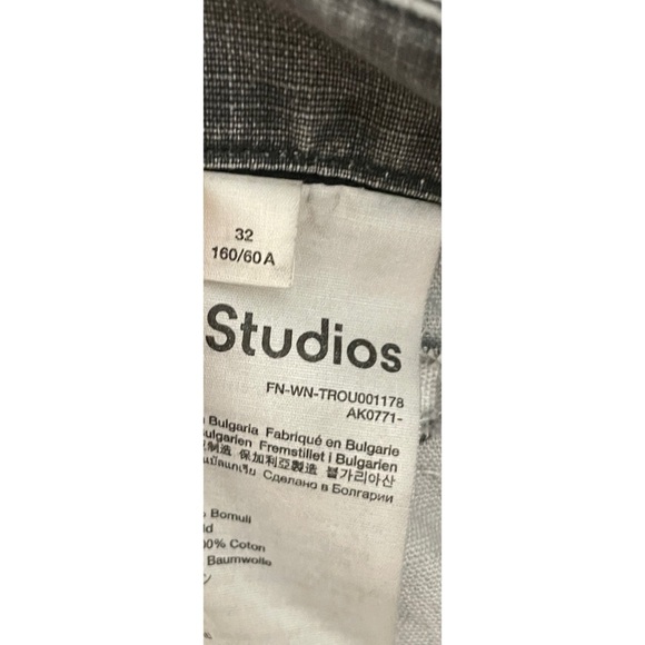 Acne Studios Gray Cargo Pants, Size 32 160/60A - Picture 11 of 13